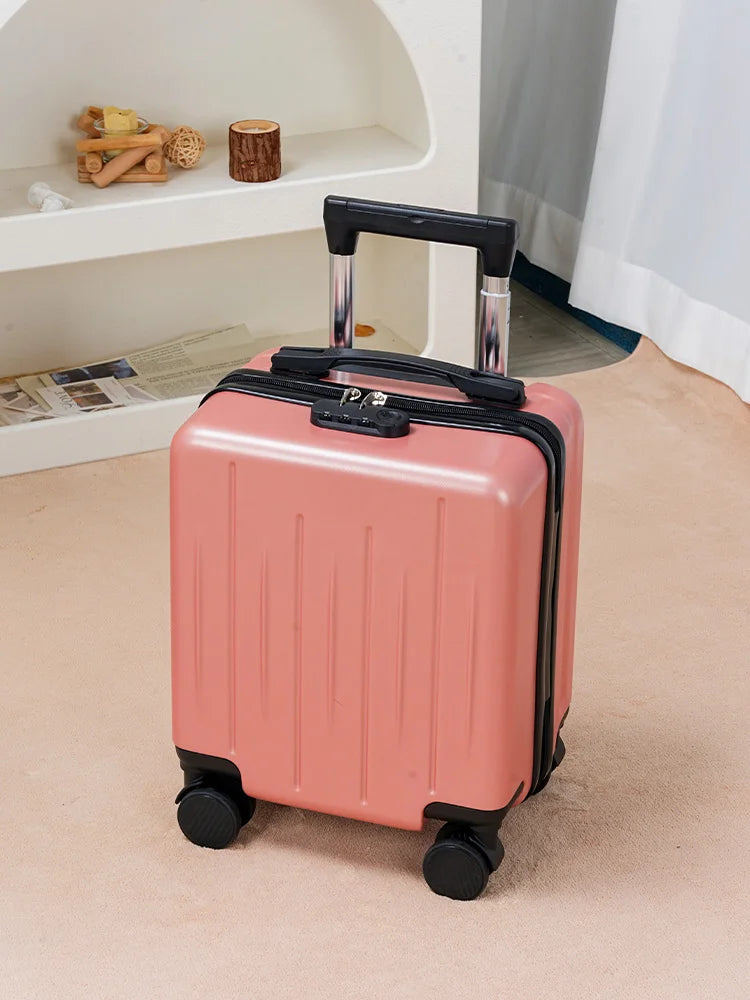 14-Inch Carry-on Luggage Box Small-sized Suitcase Simple And Elegant Quiet Swivel Wheels Suitable For Both Men And Women