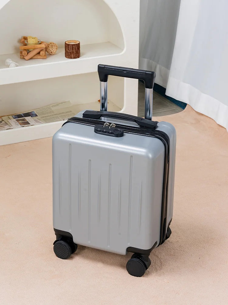 14-Inch Carry-on Luggage Box Small-sized Suitcase Simple And Elegant Quiet Swivel Wheels Suitable For Both Men And Women