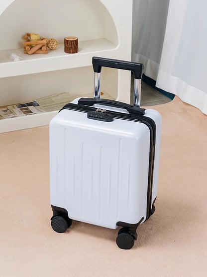 14-Inch Carry-on Luggage Box Small-sized Suitcase Simple And Elegant Quiet Swivel Wheels Suitable For Both Men And Women