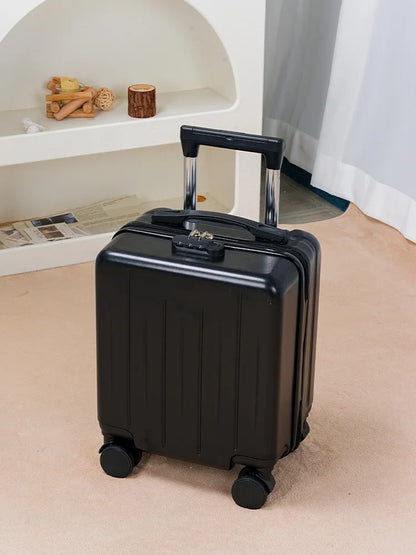 14-Inch Carry-on Luggage Box Small-sized Suitcase Simple And Elegant Quiet Swivel Wheels Suitable For Both Men And Women
